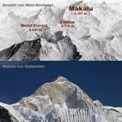 Makalu 3D MAP und Foto